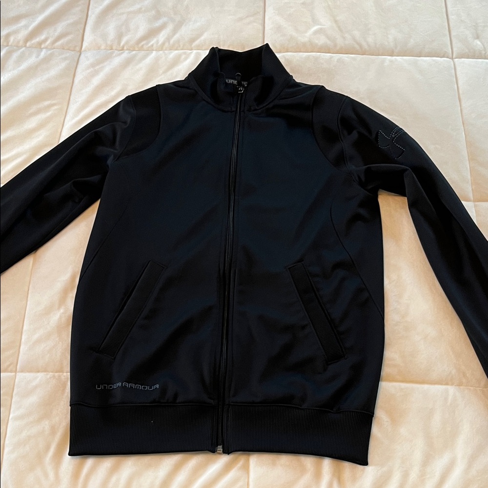 Under Armour Men's Zip-Up Black Sweater/Jacket